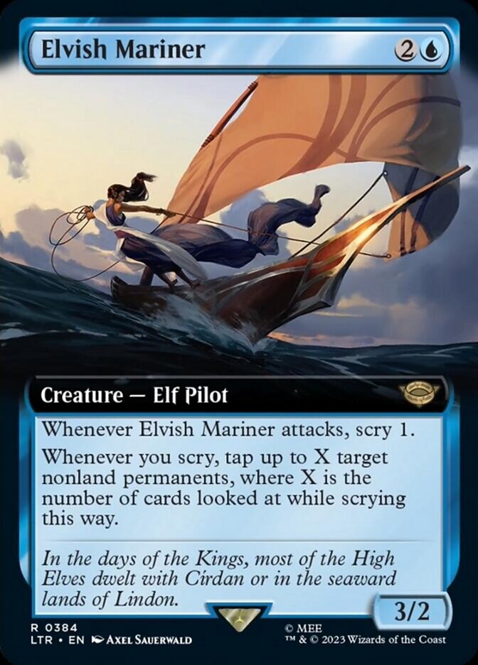 Elvish Mariner (Extended Art) [The Lord of the Rings: Tales of Middle-Earth] - Destination Retro
