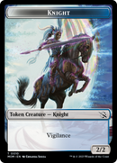 Treasure (21) // Knight Double-Sided Token [March of the Machine Tokens] - Destination Retro