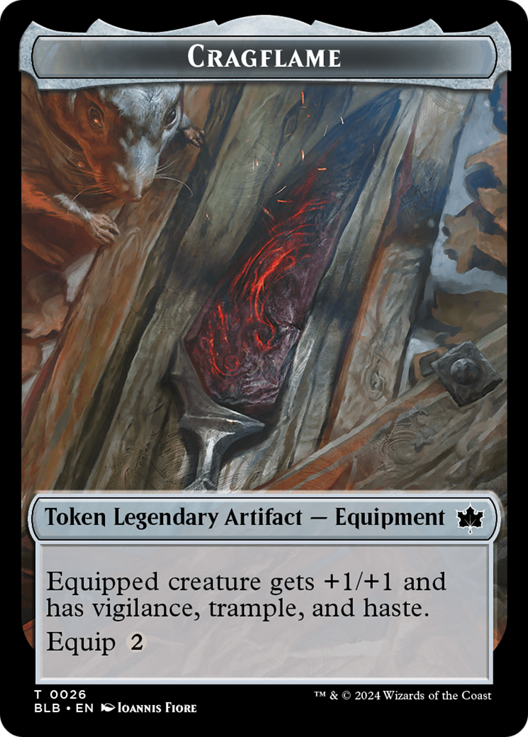 Cragflame Token [Bloomburrow Tokens] - Destination Retro