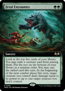 Feral Encounter (Extended Art) [Wilds of Eldraine] - Destination Retro