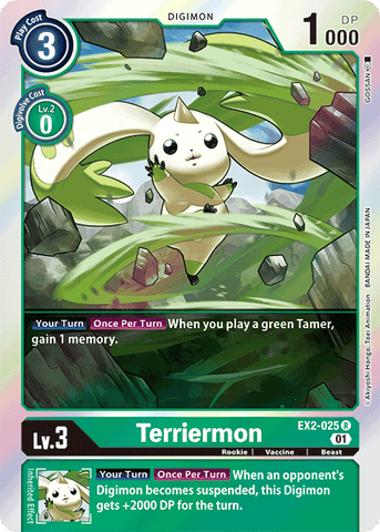 Terriermon [EX2-025] [Digital Hazard] - Destination Retro