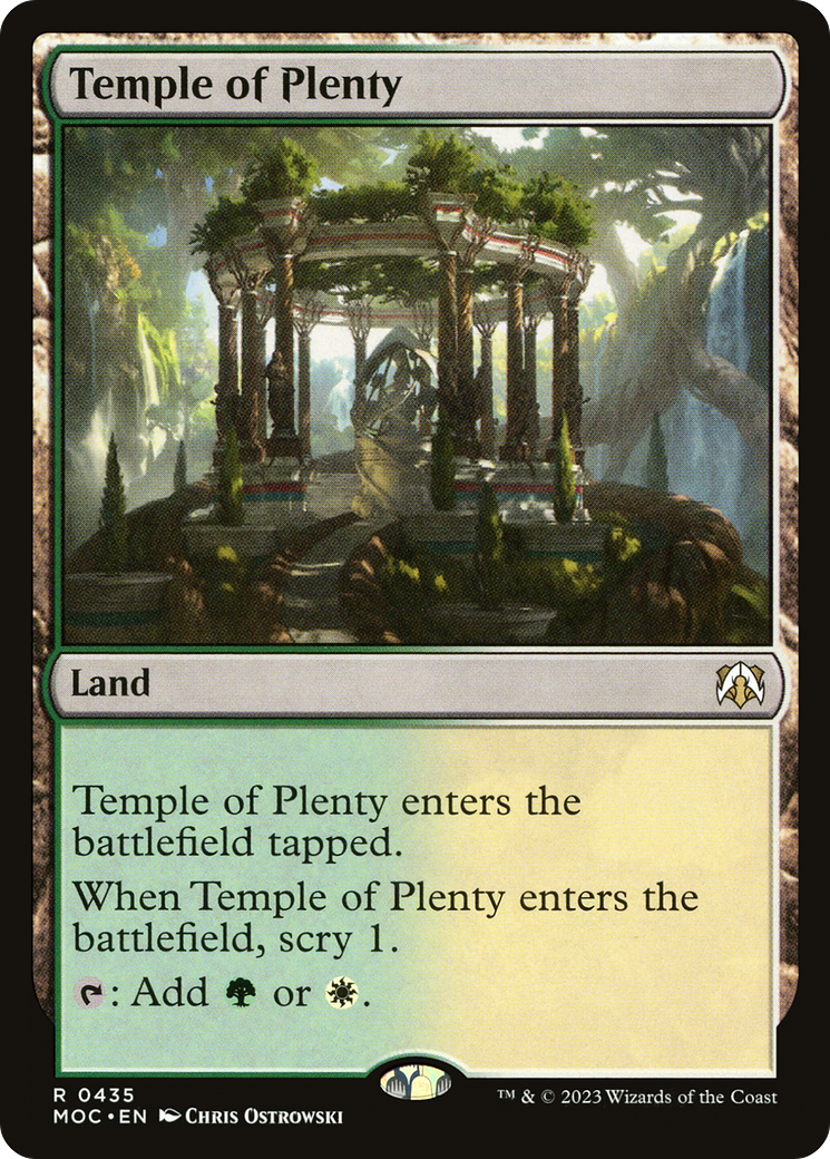 Temple of Plenty [March of the Machine Commander] - Destination Retro