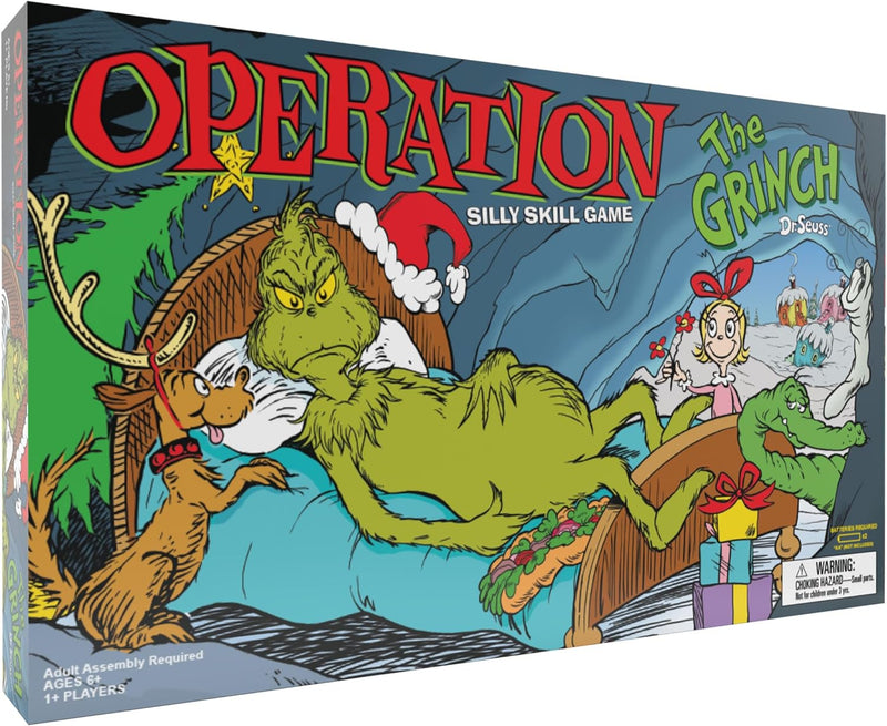 Operation The Grinch Board Game - Destination Retro