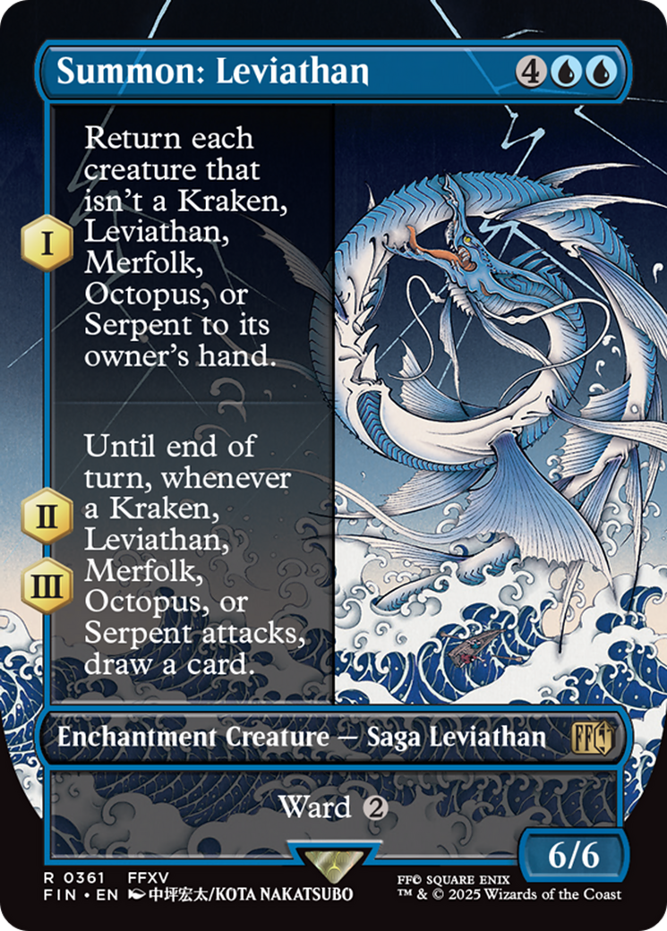Summon: Leviathan (Borderless) [FINAL FANTASY] - Destination Retro
