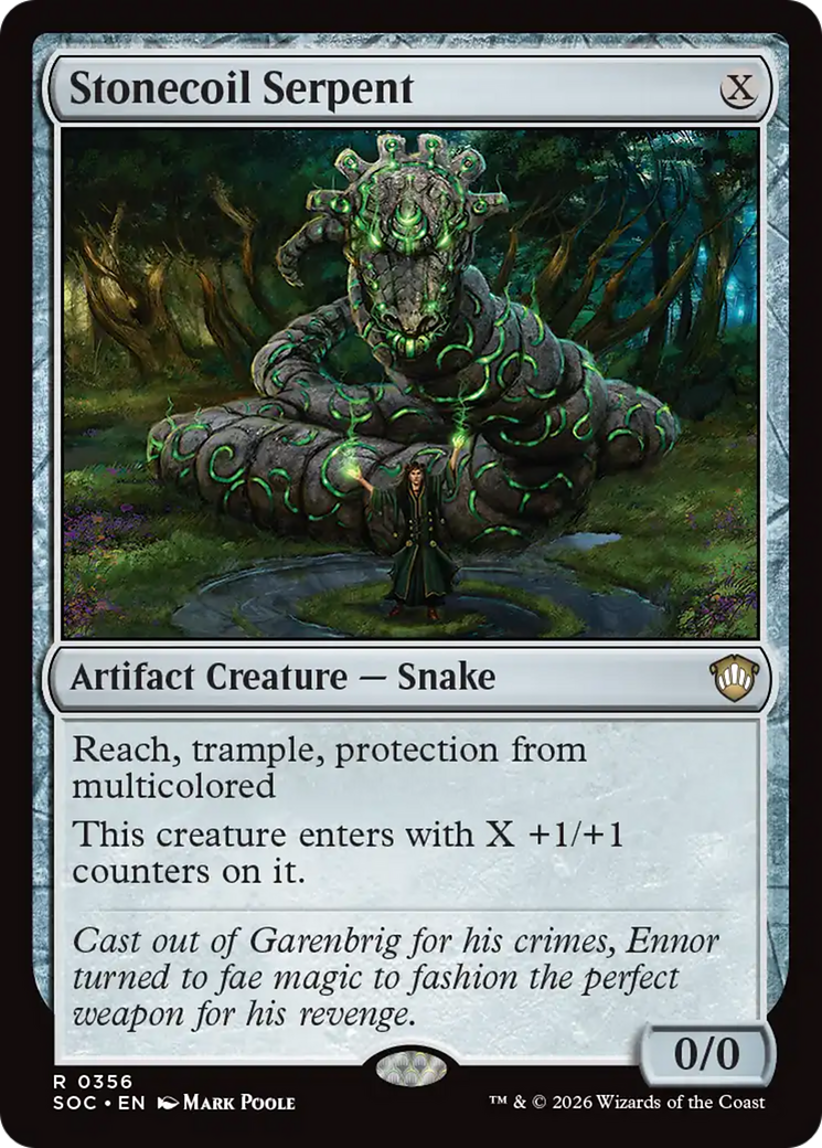 Stonecoil Serpent [Secrets of Strixhaven Commander] - Destination Retro