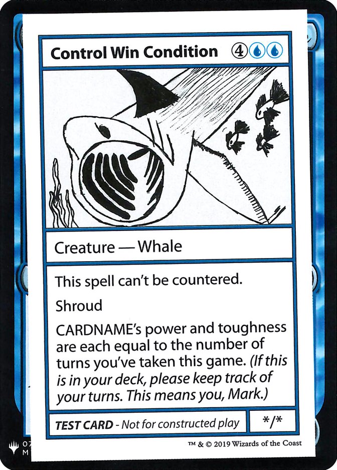 Control Win Condition [Mystery Booster Playtest Cards] - Destination Retro