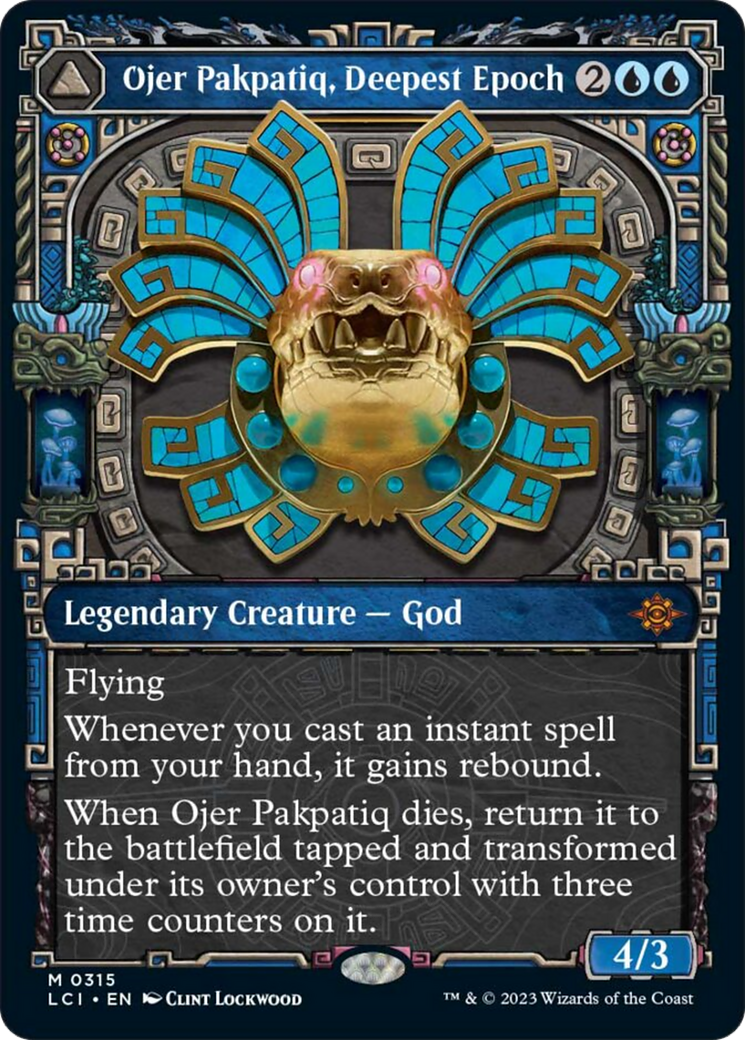 Ojer Pakpatiq, Deepest Epoch // Temple of Cyclical Time (Showcase) [The Lost Caverns of Ixalan] - Destination Retro