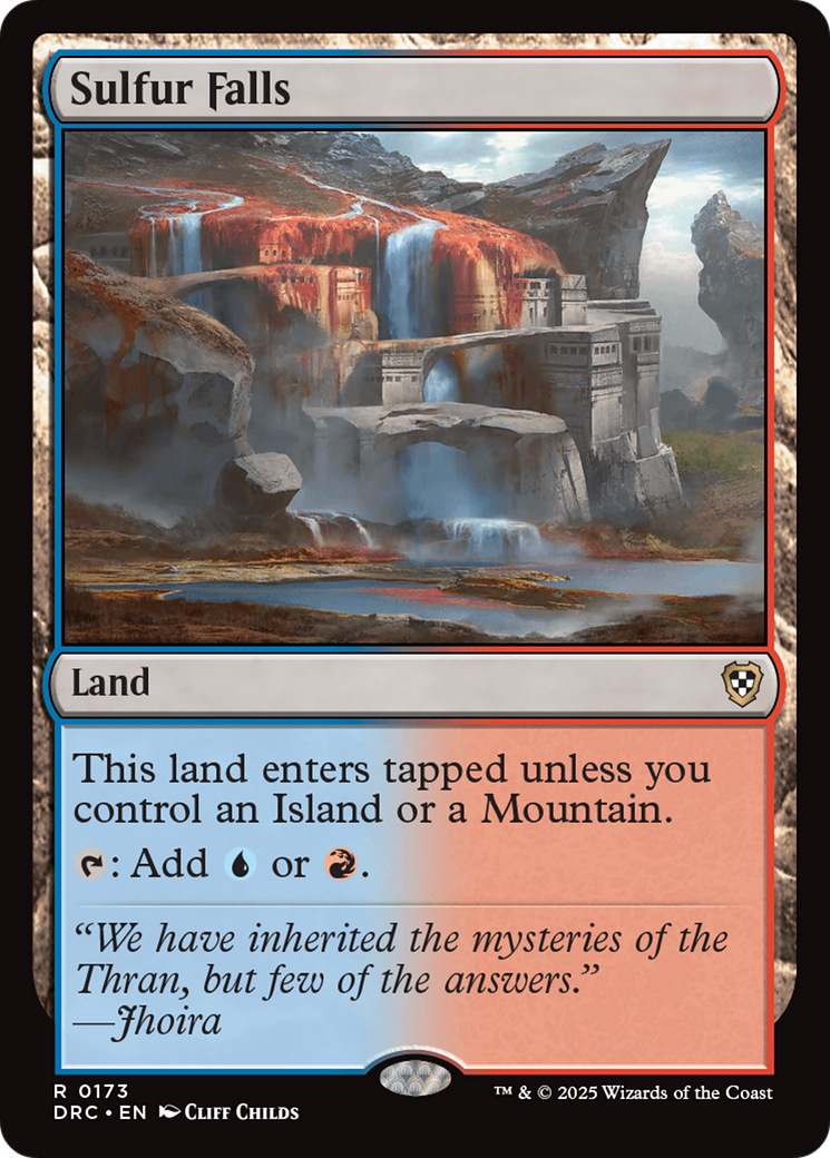 Sulfur Falls [Aetherdrift Commander] - Destination Retro