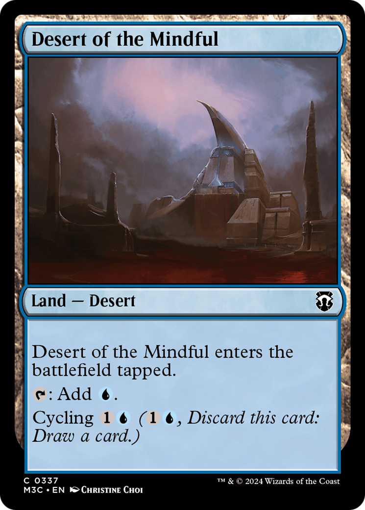 Desert of the Mindful (Ripple Foil) [Modern Horizons 3 Commander] - Destination Retro