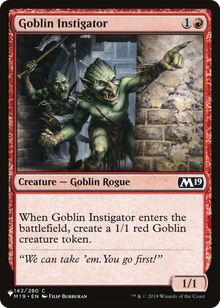 Goblin Instigator [The List] - Destination Retro