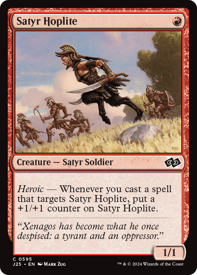 Satyr Hoplite [Foundations Jumpstart] - Destination Retro