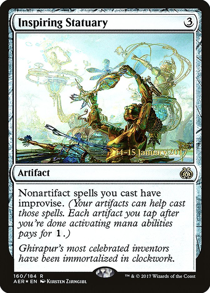 Inspiring Statuary [Aether Revolt Prerelease Promos] - Destination Retro