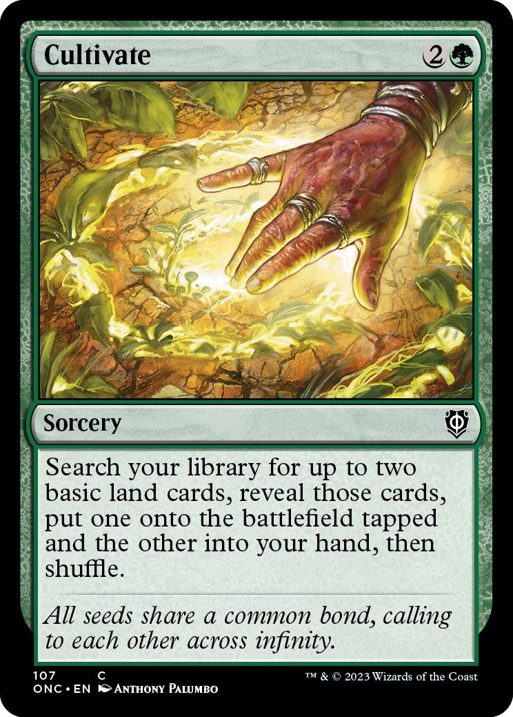 Cultivate [Phyrexia: All Will Be One Commander] - Destination Retro