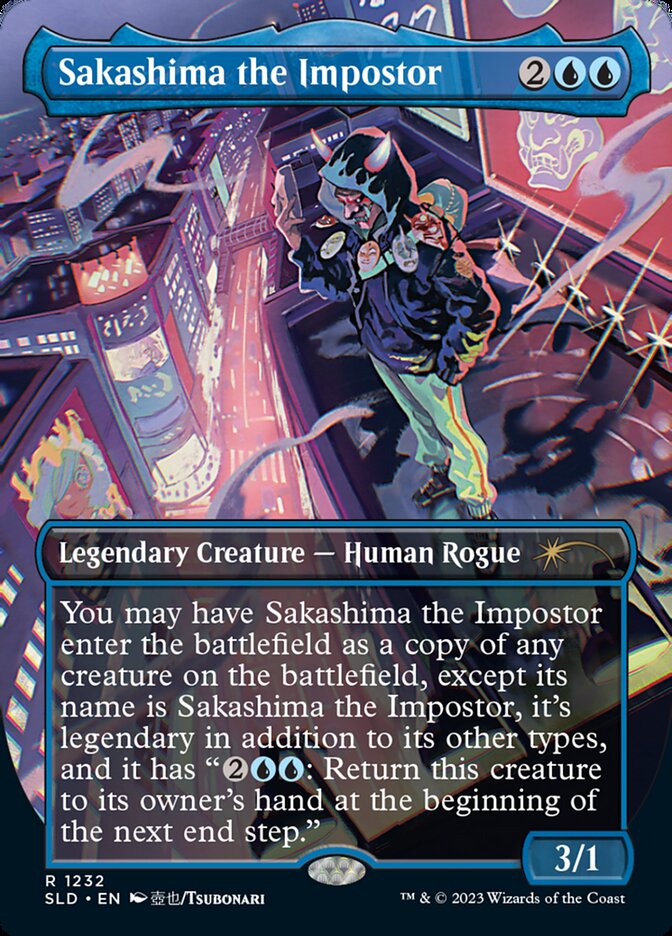 Sakashima the Impostor (Borderless) [Secret Lair Drop Series] - Destination Retro