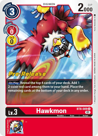 Hawkmon [BT8-009] [New Awakening Pre-Release Cards] - Destination Retro