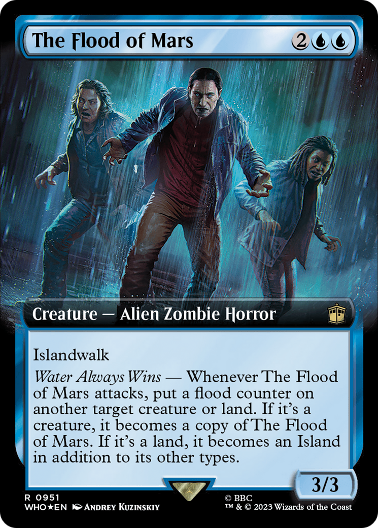 The Flood of Mars (Extended Art) (Surge Foil) [Doctor Who] - Destination Retro