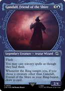 Gandalf, Friend of the Shire (Showcase) (Surge Foil) [The Lord of the Rings: Tales of Middle-Earth] - Destination Retro