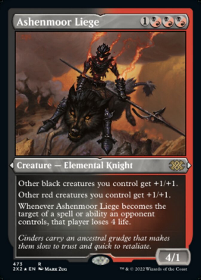 Ashenmoor Liege (Foil Etched) [Double Masters 2022] - Destination Retro