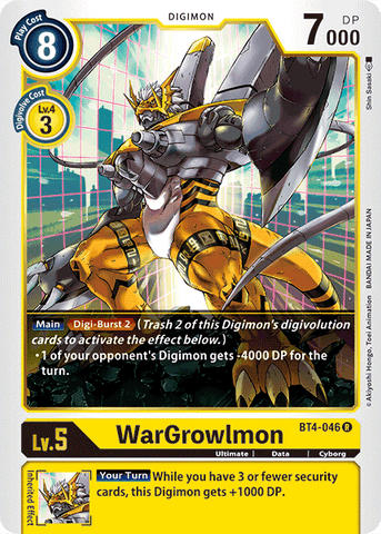WarGrowlmon [BT4-046] [Great Legend] - Destination Retro