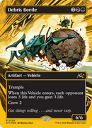 Debris Beetle (Borderless) (First-Place Foil) [Aetherdrift] - Destination Retro