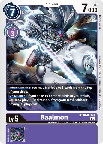 Baalmon [BT10-081] [Xros Encounter] - Destination Retro