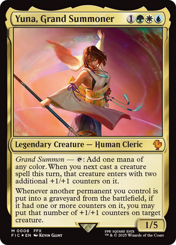Yuna, Grand Summoner [FINAL FANTASY Commander] - Destination Retro