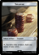 Robot // Treasure (0018) Double-Sided Token [Fallout Tokens] - Destination Retro