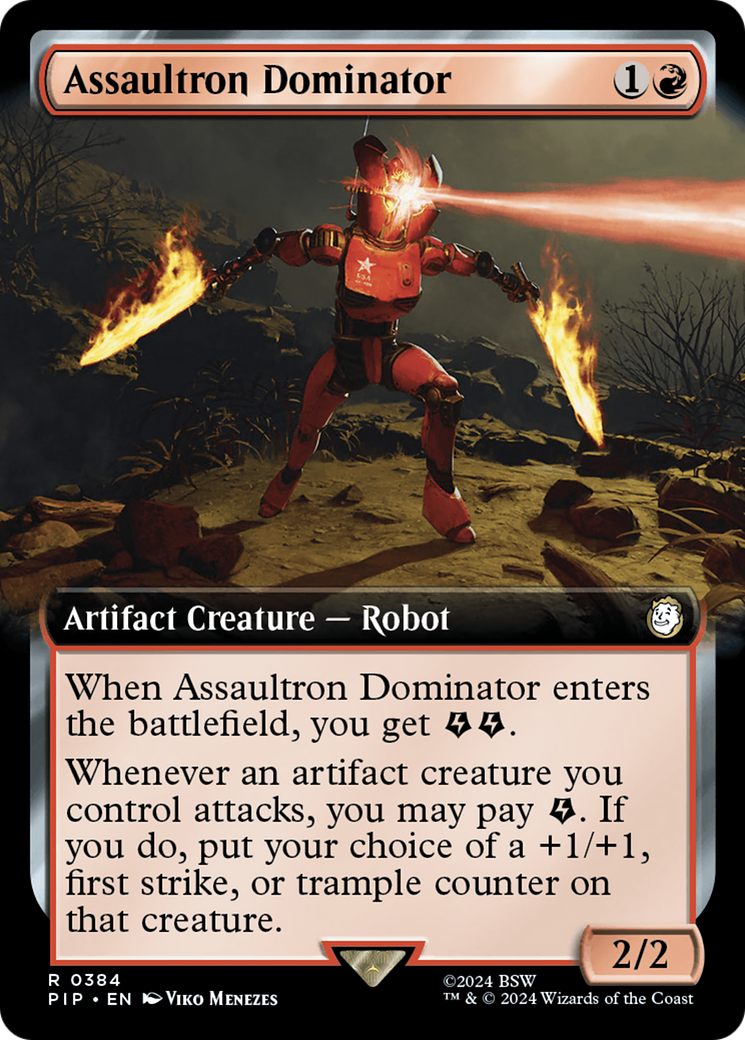 Assaultron Dominator (Extended Art) [Fallout] - Destination Retro
