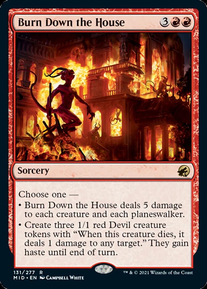 Burn Down the House [Innistrad: Midnight Hunt] - Destination Retro