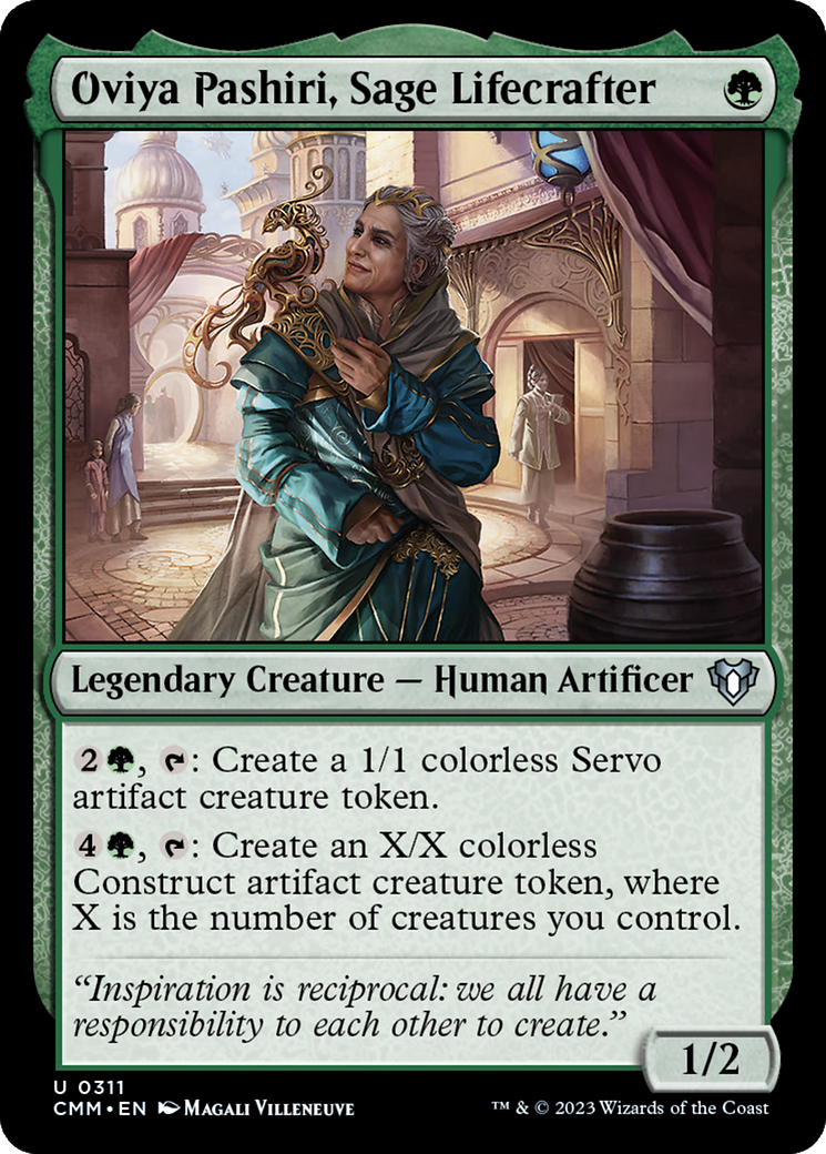Oviya Pashiri, Sage Lifecrafter [Commander Masters] - Destination Retro