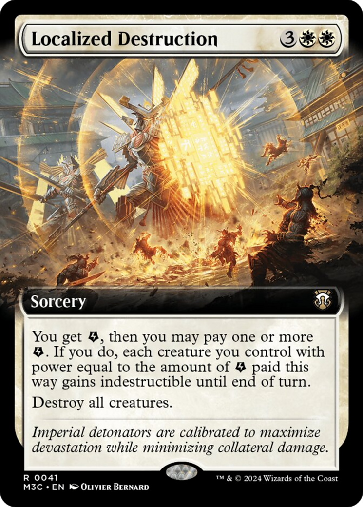 Localized Destruction (Extended Art) (Ripple Foil) [Modern Horizons 3 Commander] - Destination Retro