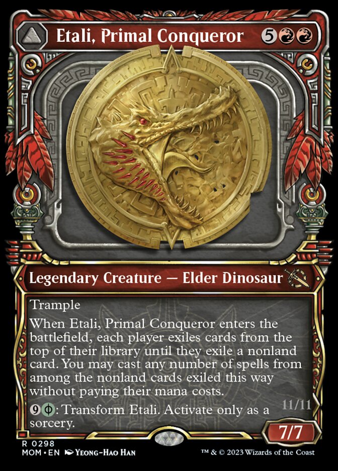 Etali, Primal Conqueror // Etali, Primal Sickness (Showcase Planar Booster Fun) [March of the Machine] - Destination Retro