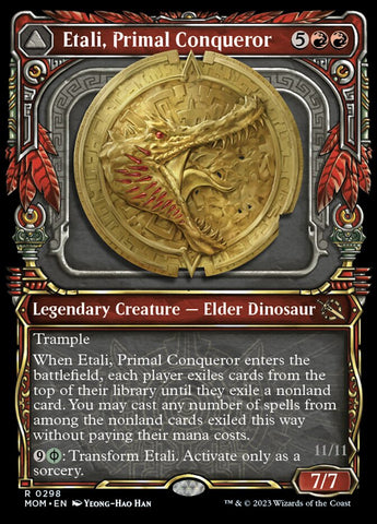 Etali, Primal Conqueror // Etali, Primal Sickness (Showcase Planar Booster Fun) [March of the Machine] - Destination Retro