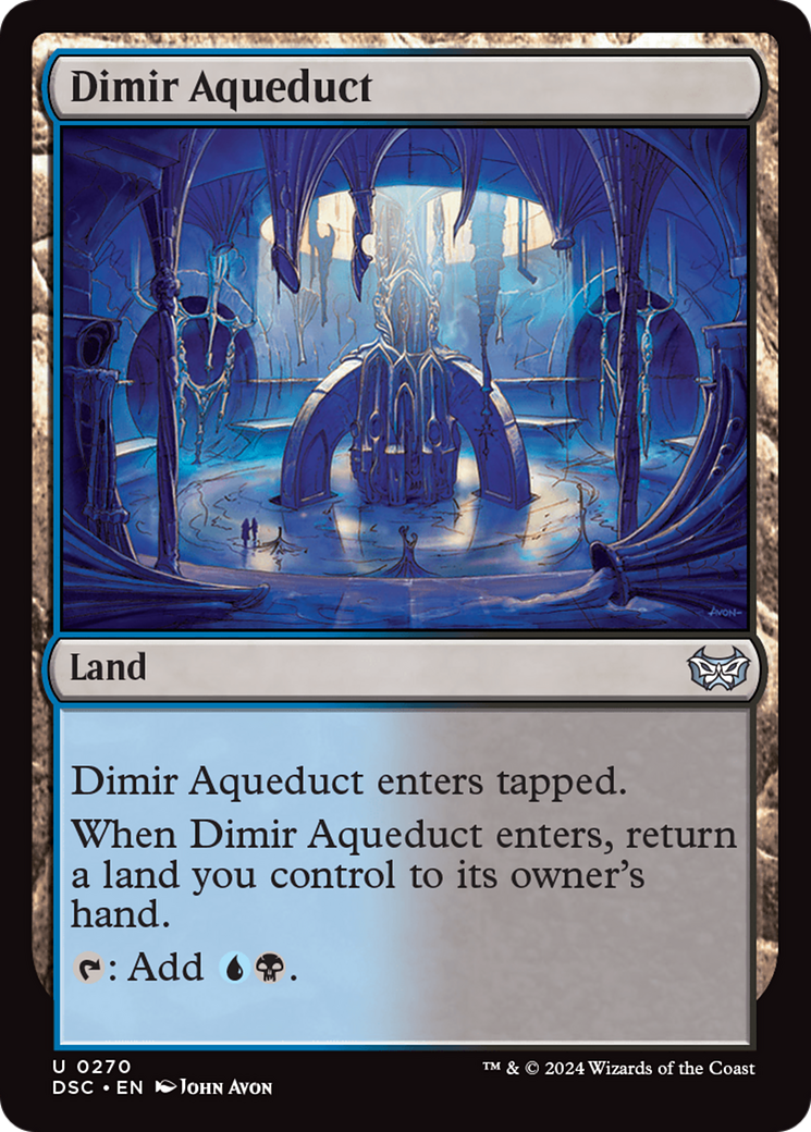 Dimir Aqueduct [Duskmourn: House of Horror Commander] - Destination Retro