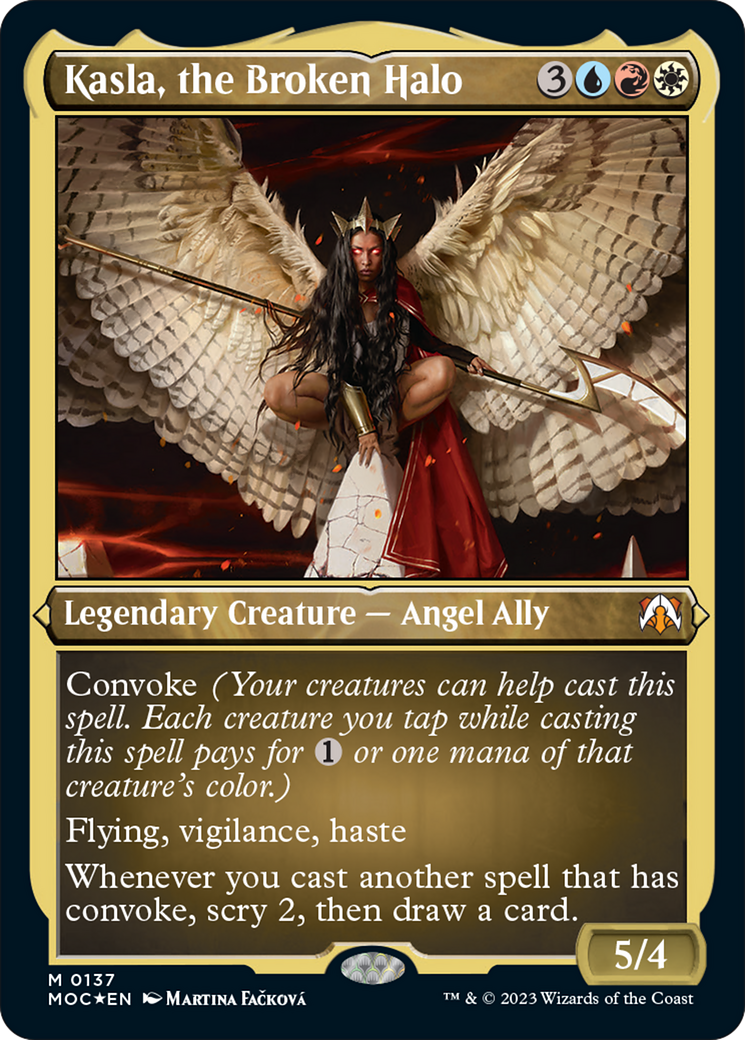 Kasla, the Broken Halo (Display Commander) [March of the Machine Commander] - Destination Retro
