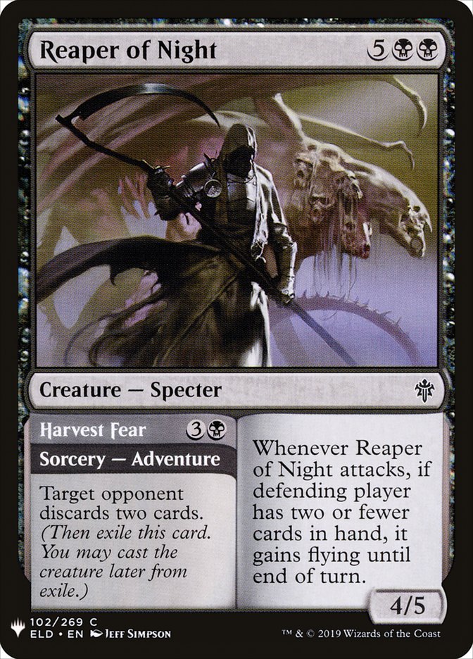 Reaper of Night // Harvest Fear [Mystery Booster] - Destination Retro