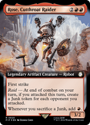 Rose, Cutthroat Raider (Extended Art) (Surge Foil) [Fallout] - Destination Retro
