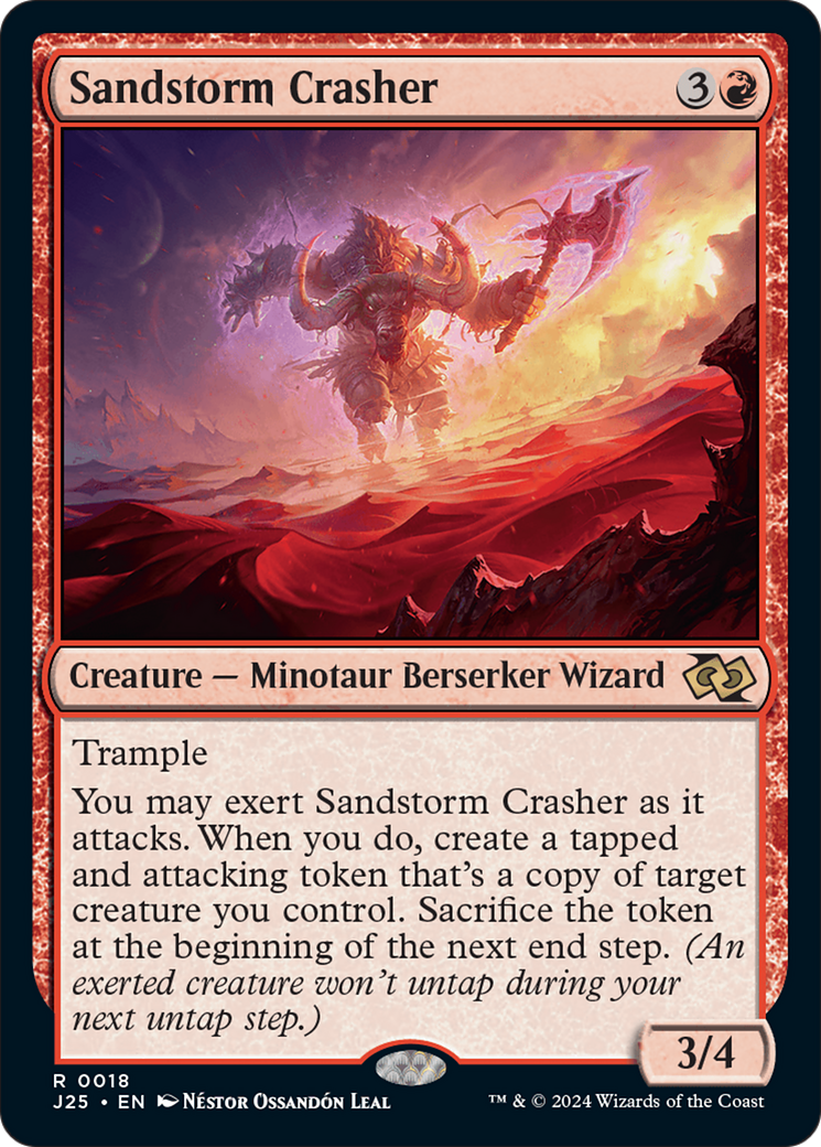 Sandstorm Crasher [Foundations Jumpstart] - Destination Retro