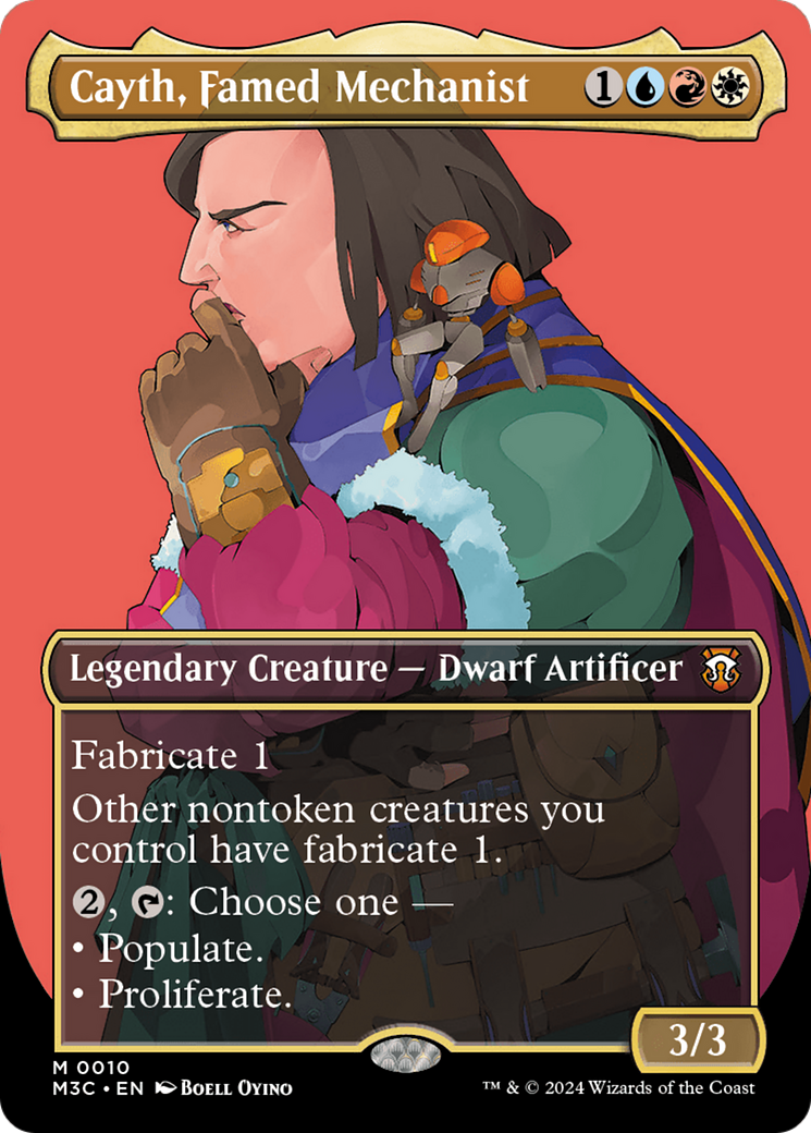 Cayth, Famed Mechanist (Borderless) [Modern Horizons 3 Commander] - Destination Retro