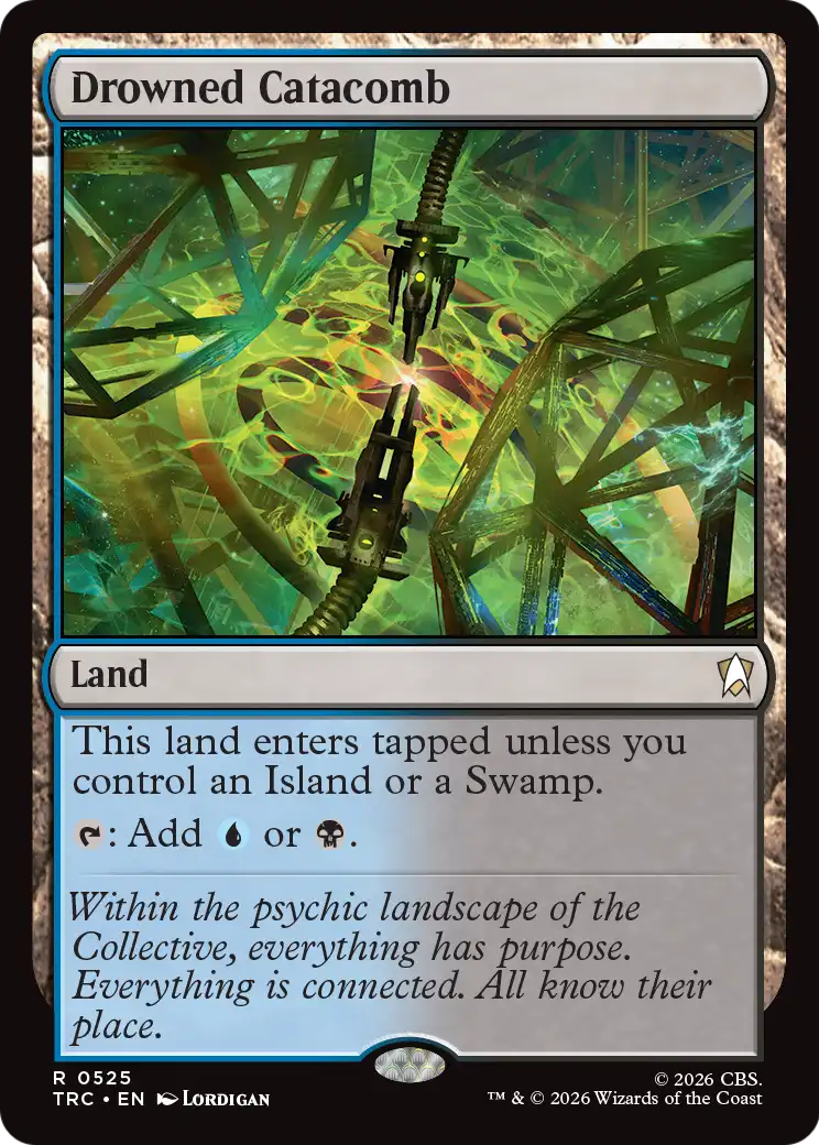 Drowned Catacomb (Surge Foil) [Star Trek Commander] - Destination Retro