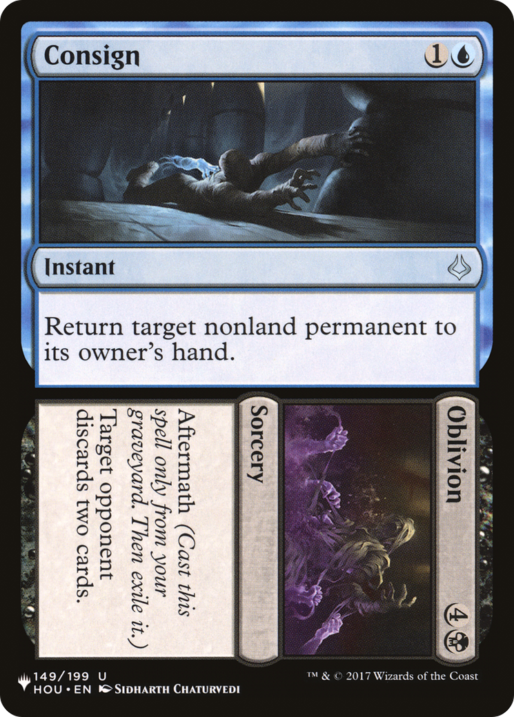 Consign // Oblivion [The List] - Destination Retro