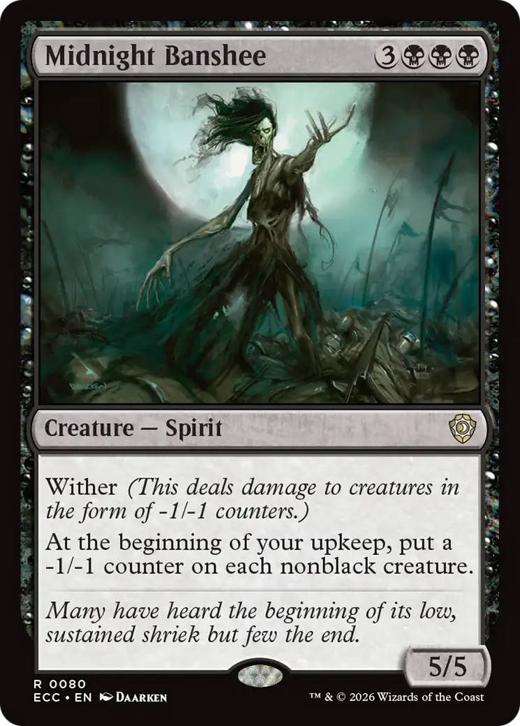 Midnight Banshee [Lorwyn Eclipsed Commander] - Destination Retro