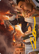 Party Thrasher Art Card (Gold-Stamped Signature) [Modern Horizons 3 Art Series] - Destination Retro