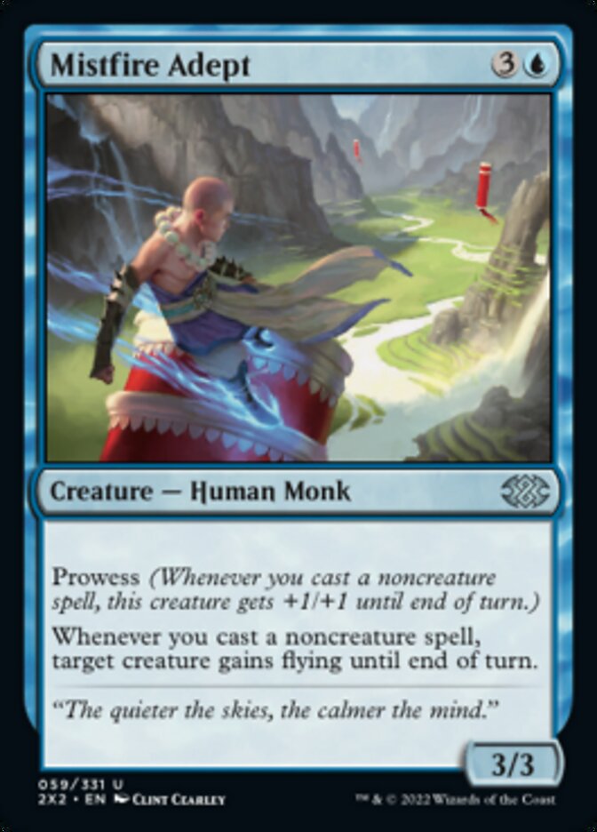Mistfire Adept [Double Masters 2022] - Destination Retro