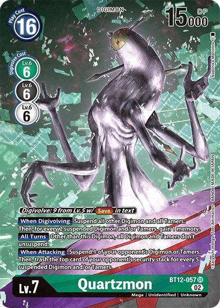 Quartzmon [BT12-057] (Alternate Art) [Across Time] - Destination Retro