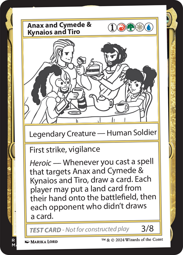 Anax and Cymede & Kynaios and Tiro [Mystery Booster 2 Playtest Cards] - Destination Retro