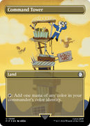 Command Tower (Borderless) (Surge Foil) [Fallout] - Destination Retro