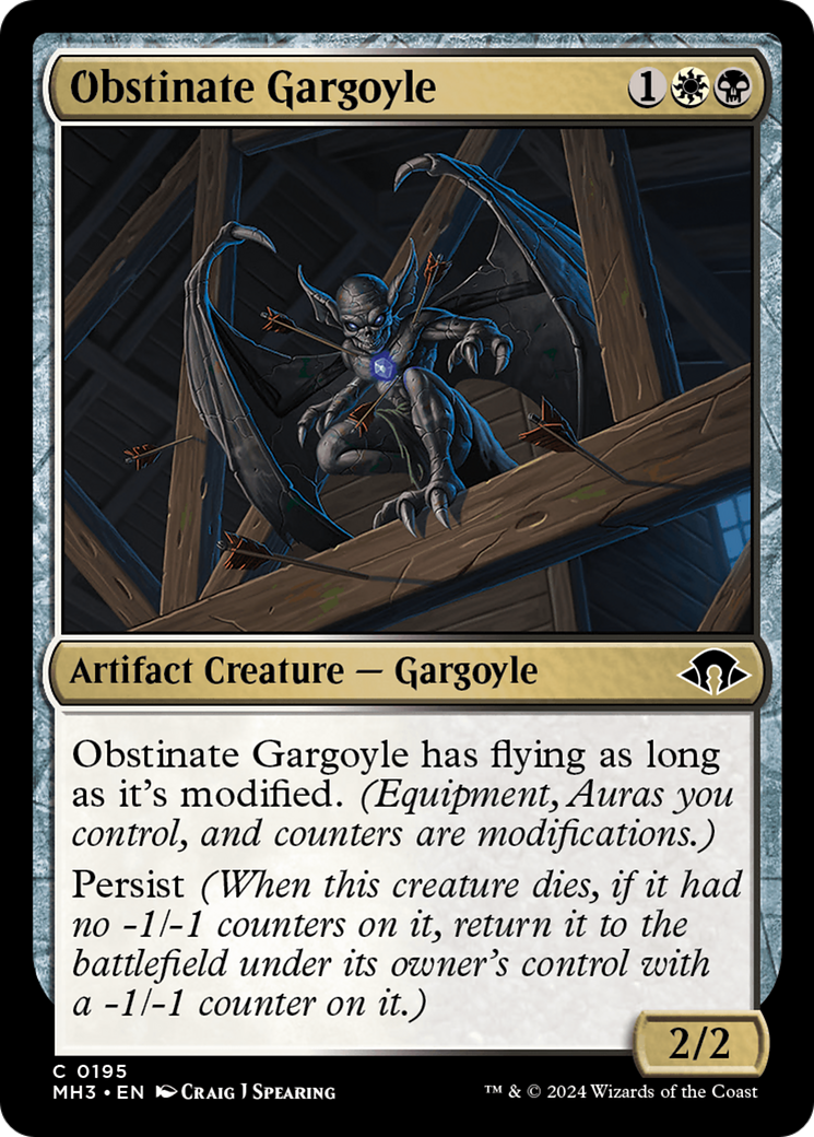Obstinate Gargoyle [Modern Horizons 3] - Destination Retro