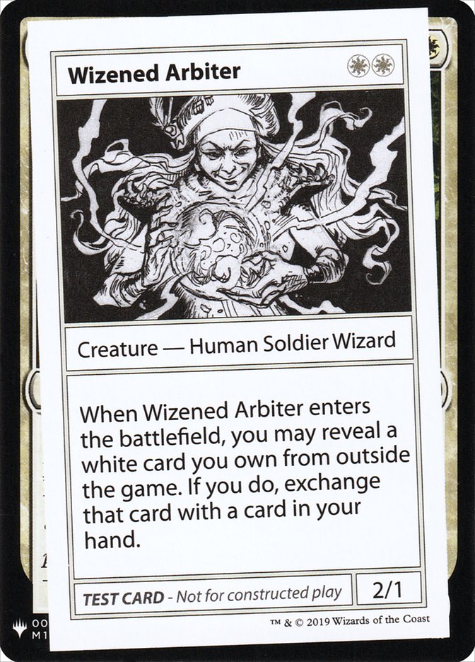 Wizened Arbiter [Mystery Booster Playtest Cards] - Destination Retro
