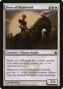 Hero of Bladehold (Mirrodin Besieged) (Oversized) [Oversize Cards] - Destination Retro